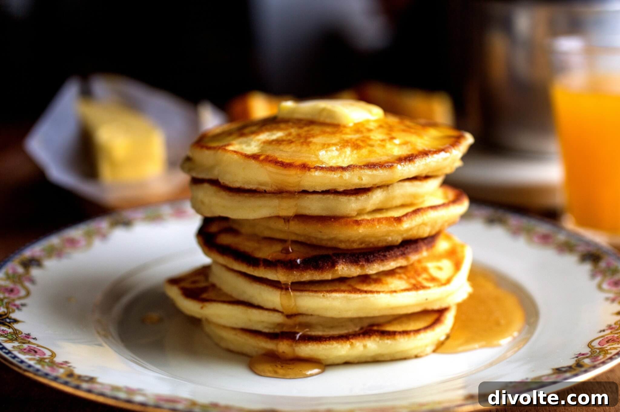 fluffy homemade pancake recipe