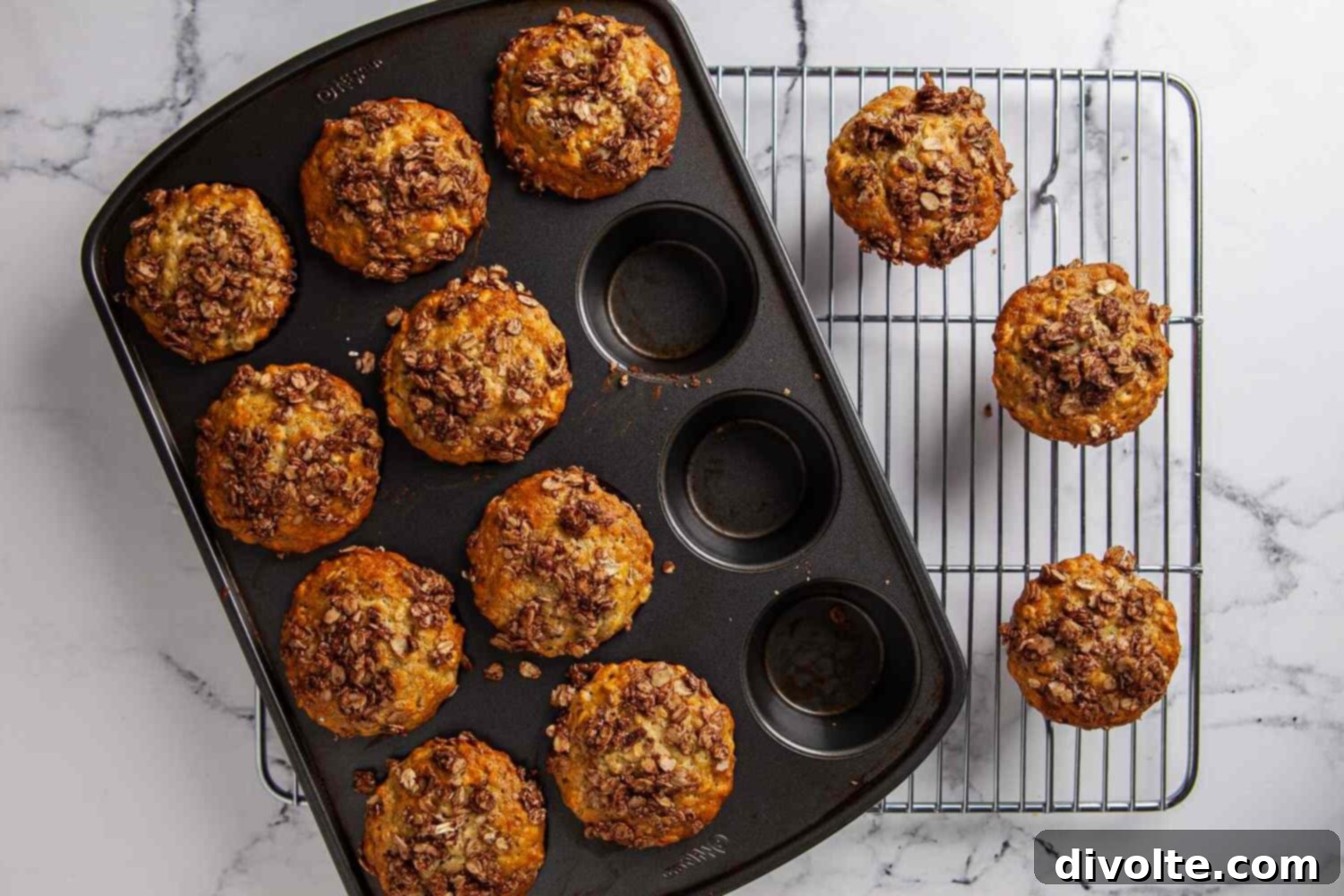Hearty Banana Oatmeal Muffins 2 banana-oatmeal-muffins-recipe