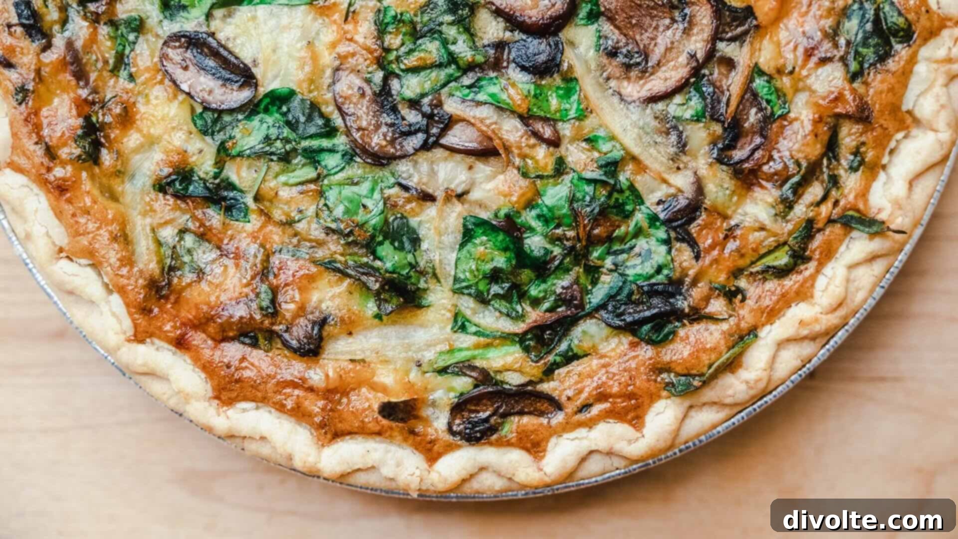 mushroom-spinach-quiche-recipe