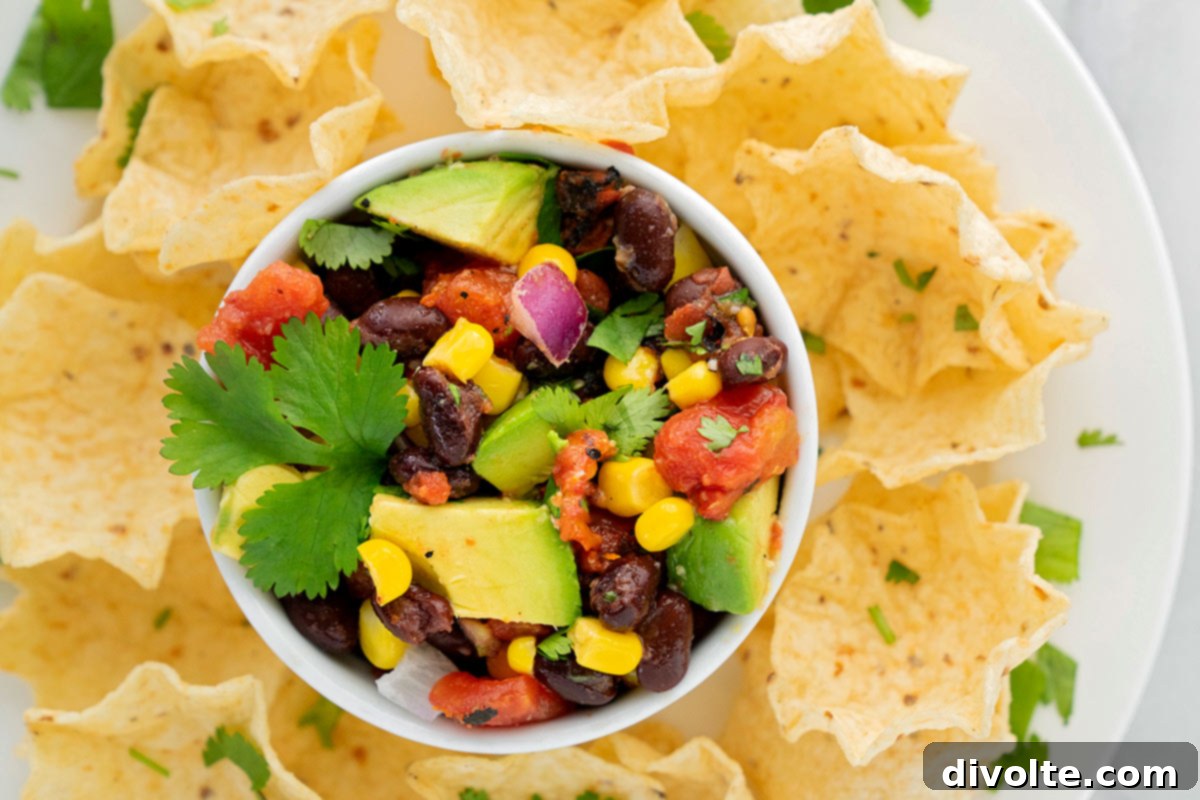 Zesty Black Bean And Corn Salsa 2 black-bean-and-corn-salsa-recipe