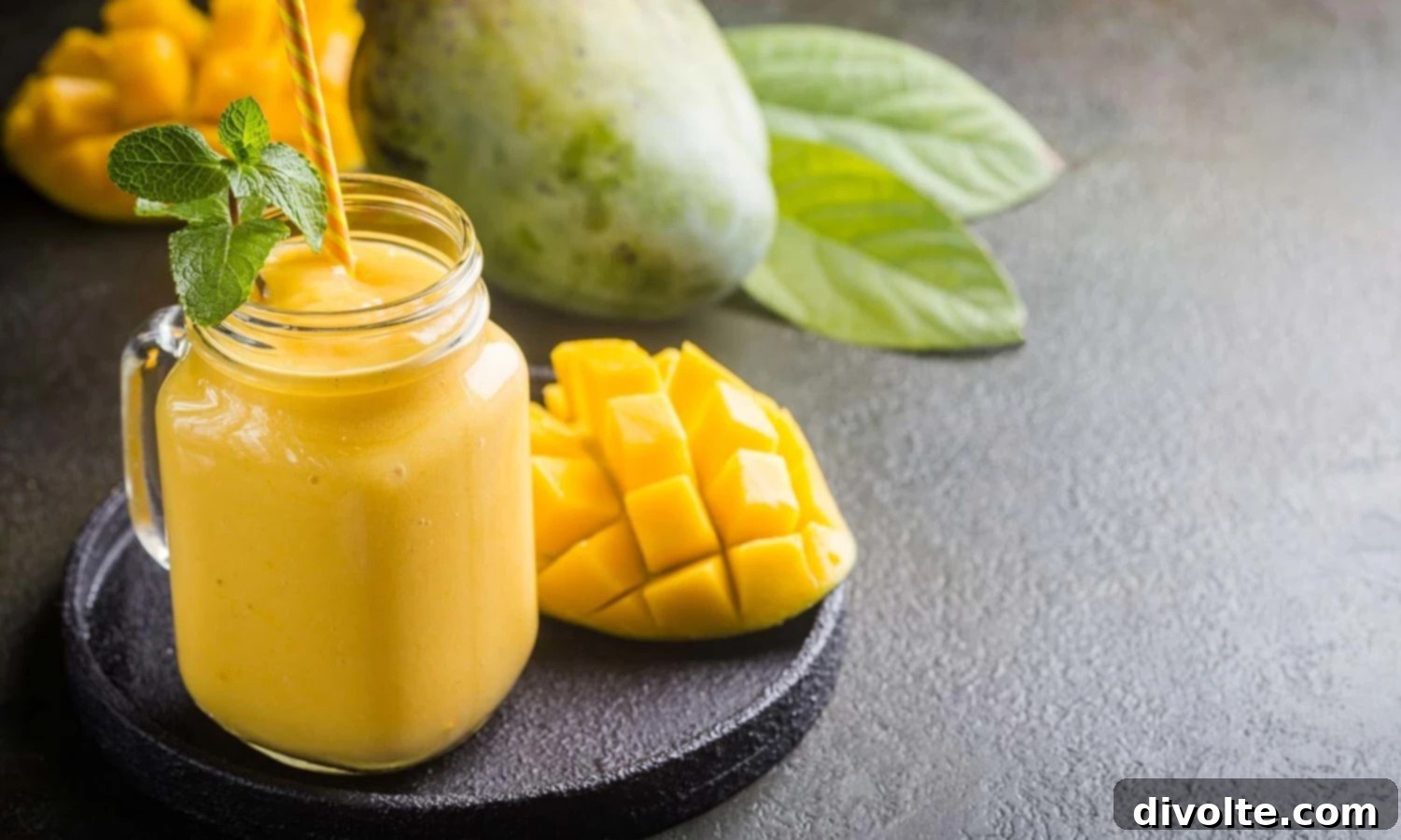 Tropical Mango Coconut Smoothie