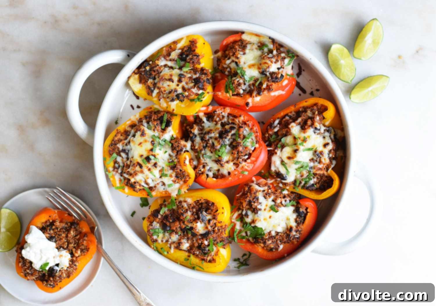 Vibrant Quinoa Stuffed Bell Peppers 2 quinoa-stuffed-bell-peppers-recipe