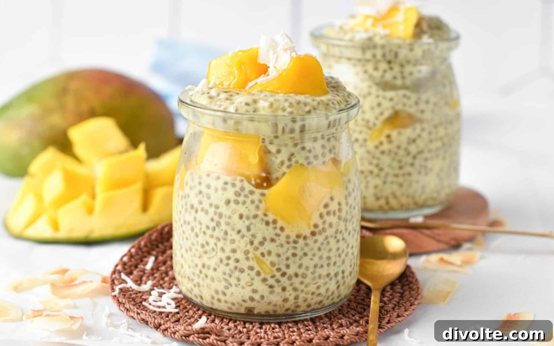 Delicious and Healthy Mango Coconut Chia Pudding Recipe for Breakfast or Dessert
