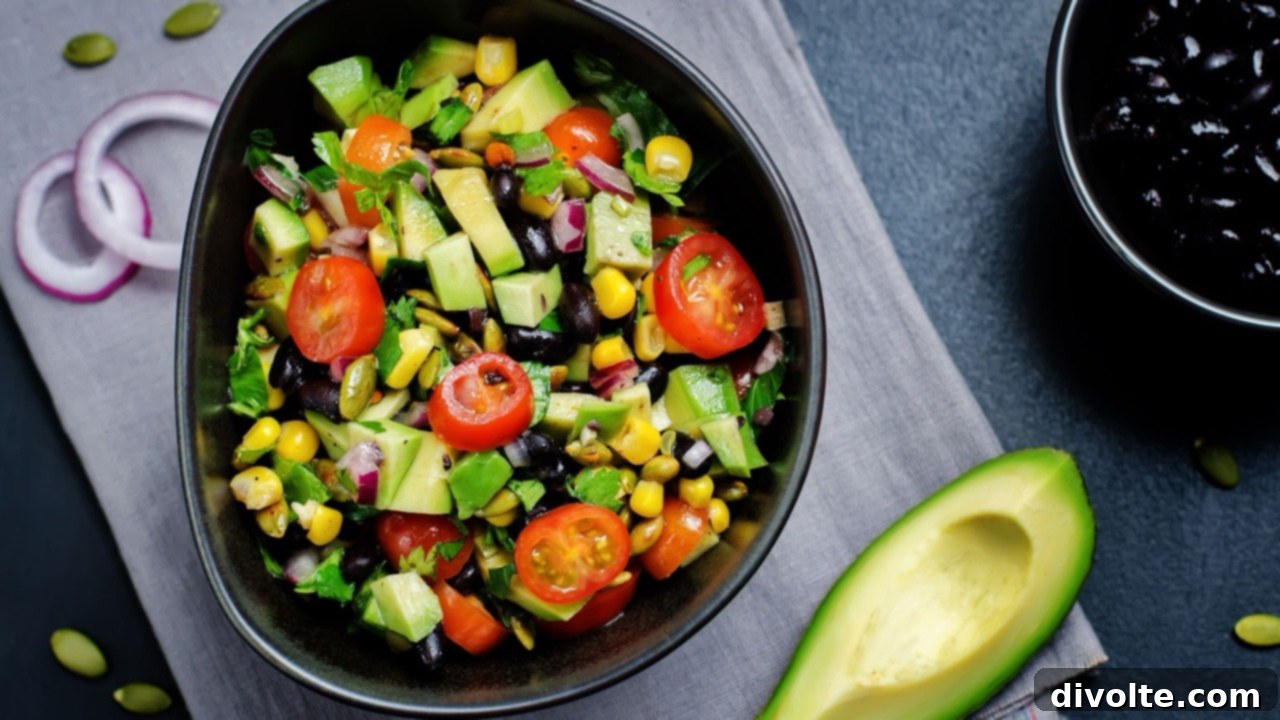 Vibrant Avocado Black Bean Salad 2 avocado-black-bean-salad-recipe