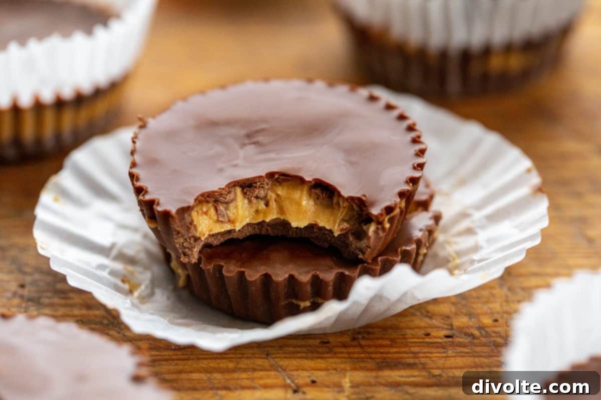Homemade Chocolate Peanut Butter Delights 2 chocolate-peanut-butter-cups-recipe