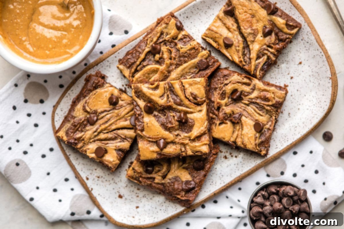 Fudgy Chocolate Peanut Butter Brownies 2 chocolate-peanut-butter-brownie-recipe