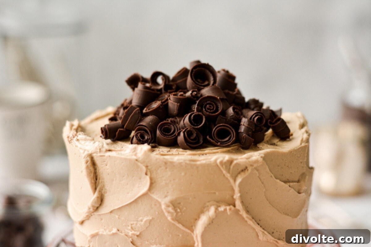 Rich and moist chocolate espresso cake, perfect for coffee and chocolate lovers