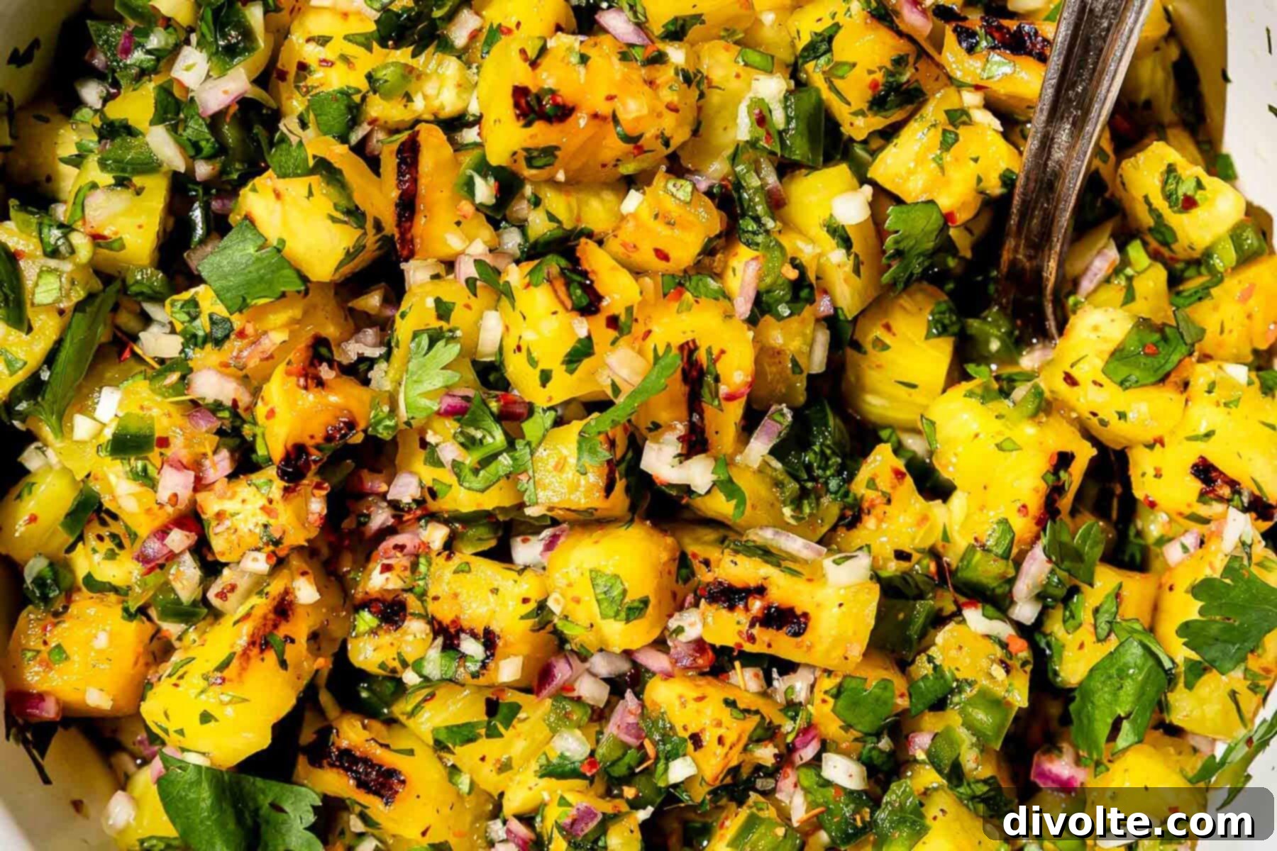 Grilled Pineapple Salsa, a vibrant and refreshing tropical recipe perfect for summer gatherings