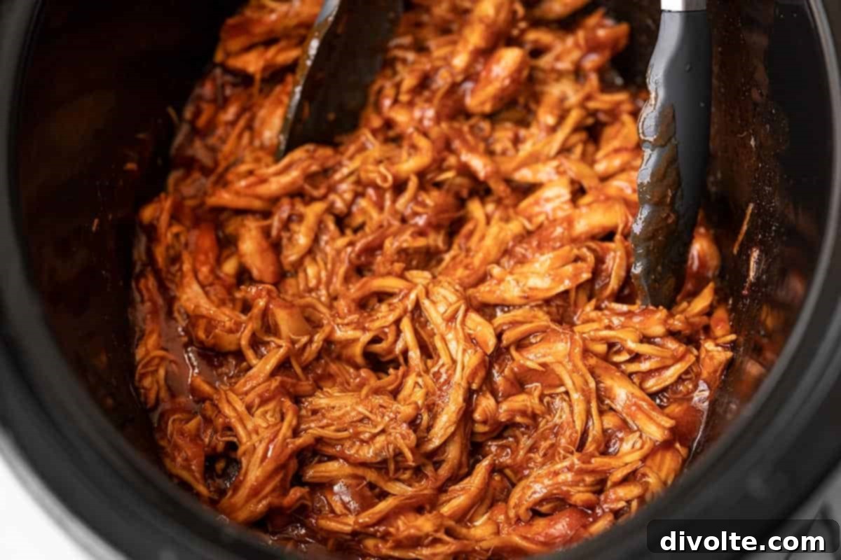 Effortless Slow Cooker BBQ Chicken 2 slow-cooker-chicken-barbecue-recipe