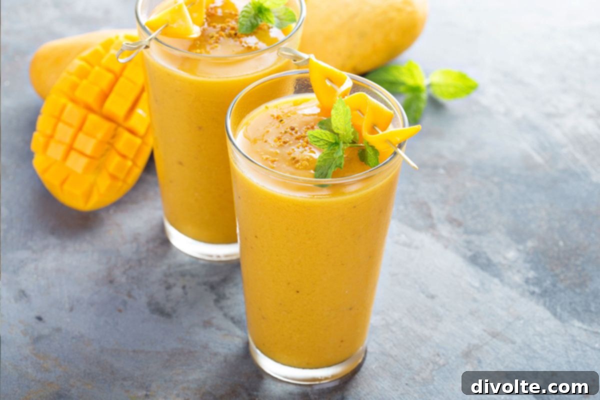 Tropical Mango Banana Smoothie 2 mango-banana-smoothie-recipe