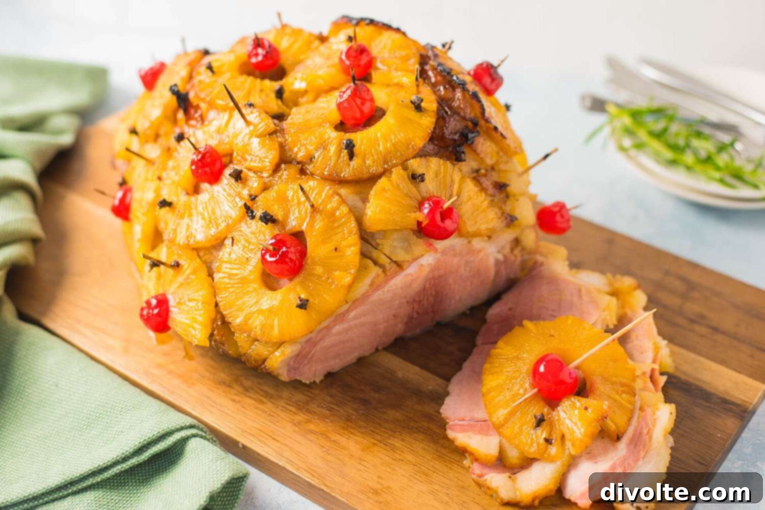 Delicious Pineapple Glazed Ham, perfect for holidays
