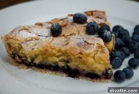 Golden Blueberry Almond Tart