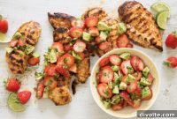 Grilled Chicken with Zesty Avocado Salsa