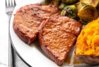 Brown Sugar Glazed Ham Steak