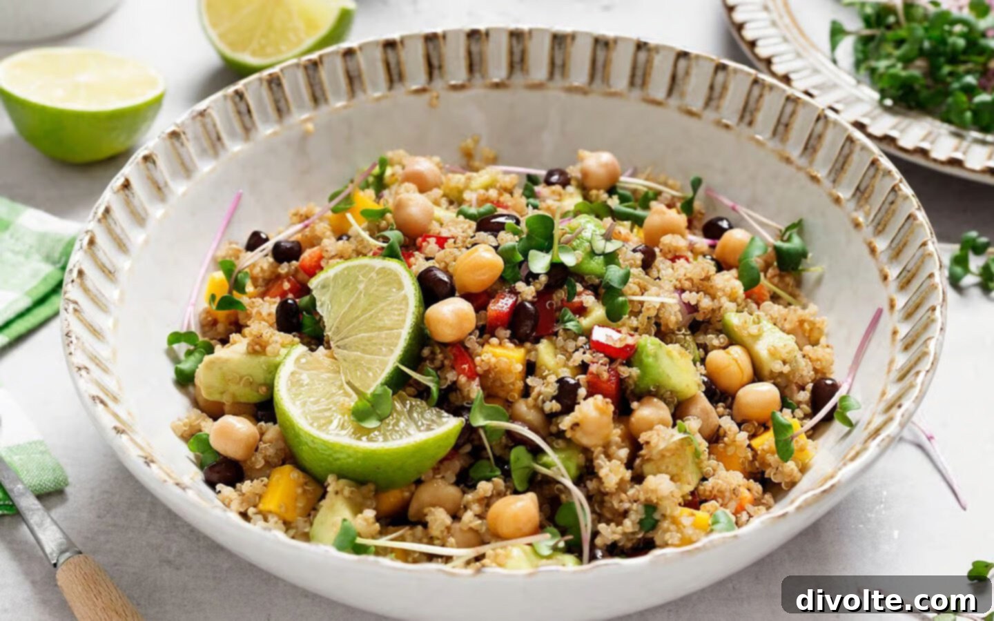 lemony-quinoa-with-chickpeas-and-huckleberries-recipe