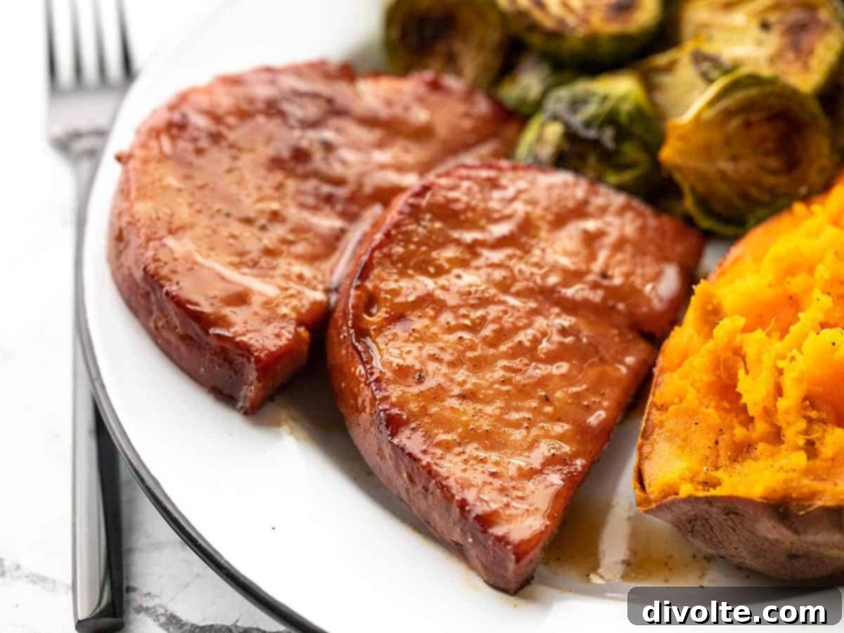 Brown Sugar Glazed Ham Steak 2 brown-sugar-ham-steak-recipe