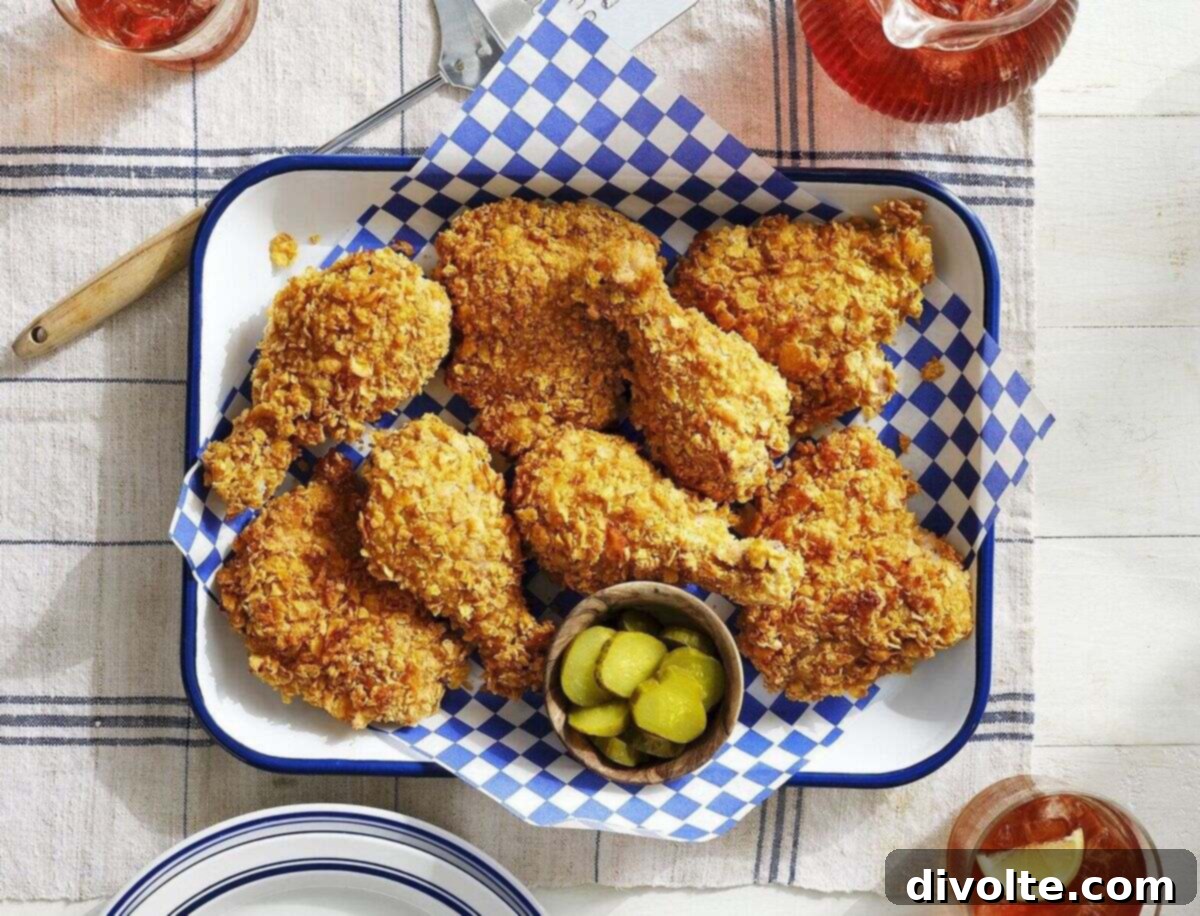 Crispy Cornflake Chicken Drumsticks 2 cornflake-crusted-chicken-drumsticks-recipe