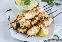 Zesty Lemon Herb Chicken Skewers