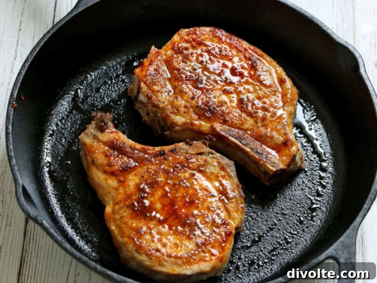Savory Garlic Baked Pork Chops 2 garlic-seasoned-baked-pork-chops-recipe