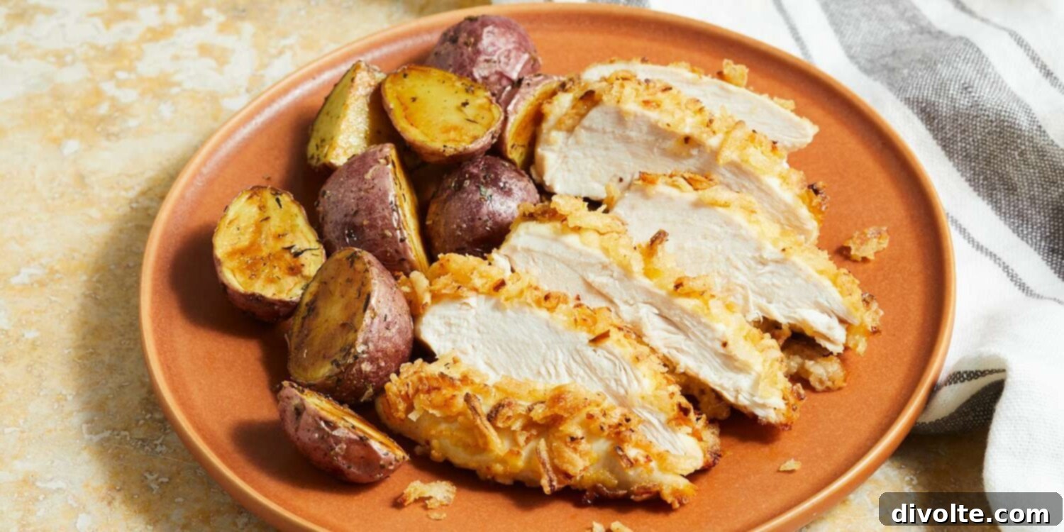 Golden French Onion Chicken Crunch 2 crunchy-french-onion-chicken-recipe