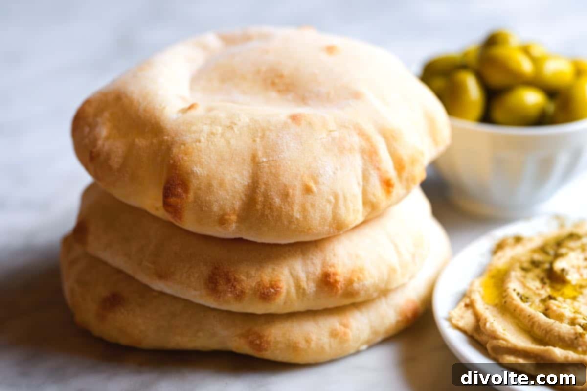 Soft & Fluffy Homemade Pita 2 Delicious Homemade Pita Bread Recipe