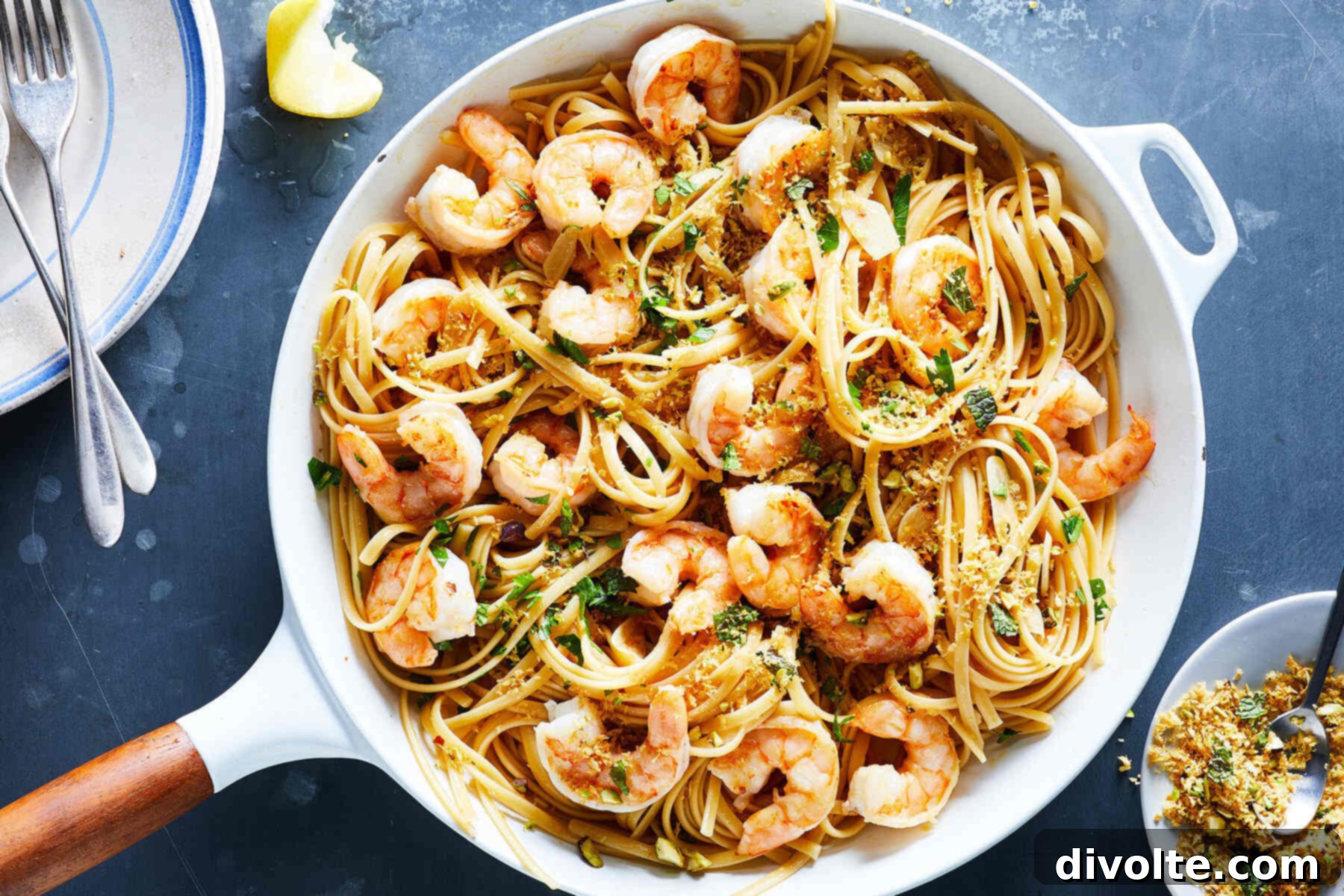 Buttery Garlic Shrimp Linguine 2 shrimp-linguine-recipe